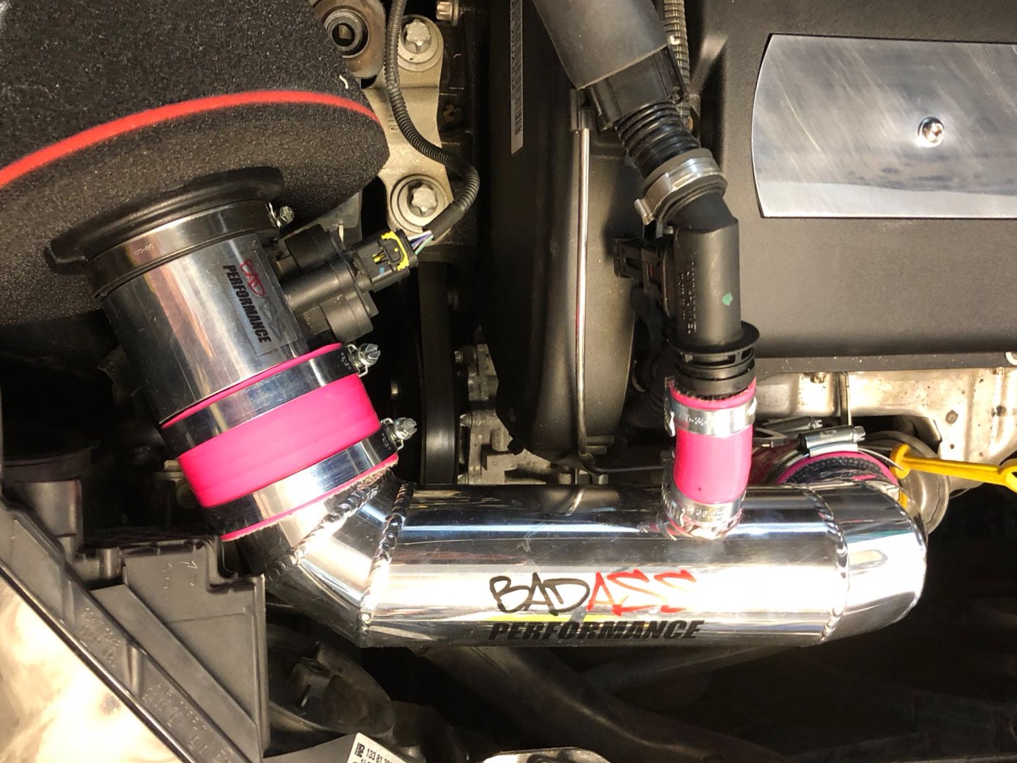 CORSA E 1.6T INDUCTION KIT RED 3" TUBE - Image 4