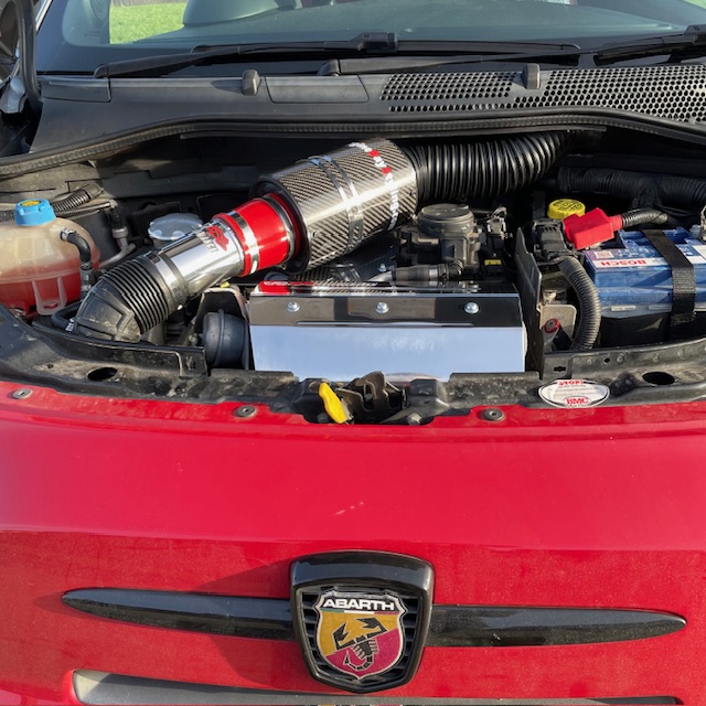 INDUCTION KIT FIAT 500 595 ABARTH 2007 - 2018 WITH BREATHER INFRONT OF BATTERY - Image 9