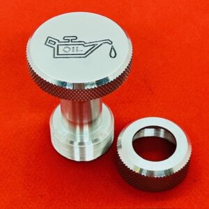 OIL DIPSTICK WITH ENGRAVED LOGO ON TOP