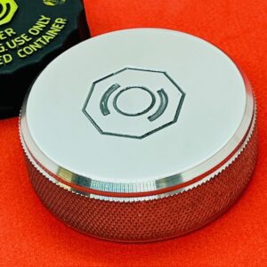 BRAKE RESERVOIR CAP WITH ENGRAVED LOGO
